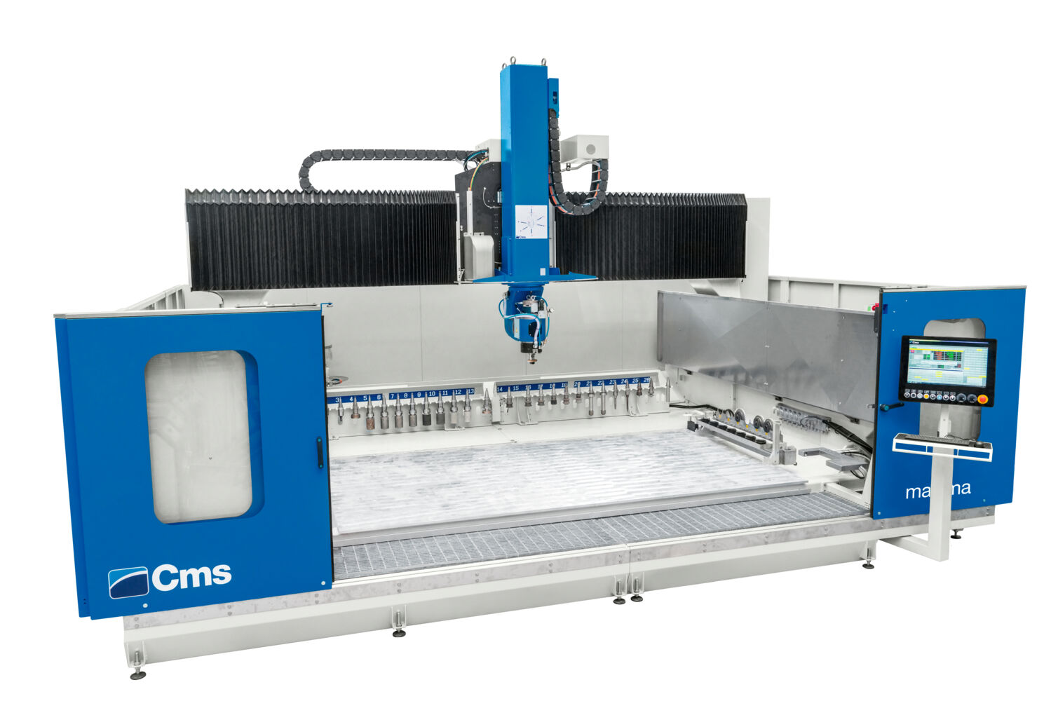 Discover the CMS horizontal machining centers, perfect for working your glass!